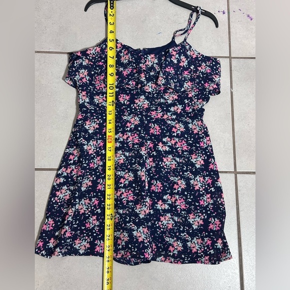 Candie’s Women Summer‎ Romper Blue Floral size 5 - Picture 7 of 7